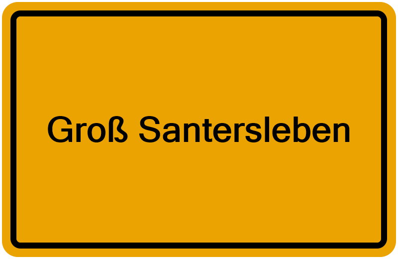 Handelsregisterauszug Groß Santersleben